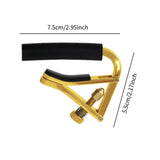 Maxbell Guitar Capo Professional Silicone Anti-slip Portable Easy to Use Accessories gold