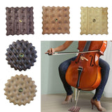 Maxbell Cello Antiskid Mat Wood Practical for Practicing Household Stage Performance Dark Brown