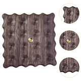 Maxbell Cello Antiskid Mat Wood Practical for Practicing Household Stage Performance Dark Brown