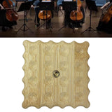 Maxbell Cello Antiskid Mat Wood Practical for Practicing Household Stage Performance Light Brown