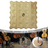 Maxbell Cello Antiskid Mat Wood Practical for Practicing Household Stage Performance Light Brown