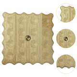 Maxbell Cello Antiskid Mat Wood Practical for Practicing Household Stage Performance Light Brown