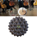 Maxbell Cello Antiskid Mat Wood Practical for Practicing Household Stage Performance Black