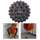 Maxbell Cello Antiskid Mat Wood Practical for Practicing Household Stage Performance Black