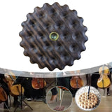 Maxbell Cello Antiskid Mat Wood Practical for Practicing Household Stage Performance Black