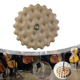Maxbell Cello Antiskid Mat Wood Practical for Practicing Household Stage Performance Beige