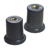 Maxbell Upright Bass Endpin Rubber Tip Stopper Accessory Protective Sturdy Protector 8mm