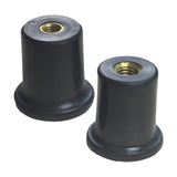 Maxbell Upright Bass Endpin Rubber Tip Stopper Accessory Protective Sturdy Protector 8mm