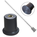 Maxbell Upright Bass Endpin Rubber Tip Stopper Accessory Protective Sturdy Protector 8mm