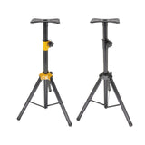 Maxbell Tripod Speaker Stand Short DJ Sound Equipment Holder for Events Travel Stage black
