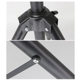 Maxbell Tripod Speaker Stand Short DJ Sound Equipment Holder for Events Travel Stage black