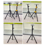 Maxbell Tripod Speaker Stand Short DJ Sound Equipment Holder for Events Travel Stage black