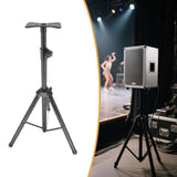 Maxbell Tripod Speaker Stand Short DJ Sound Equipment Holder for Events Travel Stage black