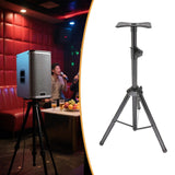 Maxbell Tripod Speaker Stand Short DJ Sound Equipment Holder for Events Travel Stage black