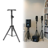 Maxbell Tripod Speaker Stand Short DJ Sound Equipment Holder for Events Travel Stage black