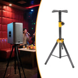 Maxbell Tripod Speaker Stand Short DJ Sound Equipment Holder for Events Travel Stage yellow