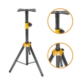 Maxbell Tripod Speaker Stand Short DJ Sound Equipment Holder for Events Travel Stage yellow