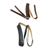 Maxbell Guitar Strap Soft Instrument Accessories with Shoulder Pad Bass Guitar Strap Brown