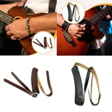 Maxbell Guitar Strap Soft Instrument Accessories with Shoulder Pad Bass Guitar Strap Brown