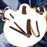Maxbell Guitar Strap Soft Instrument Accessories with Shoulder Pad Bass Guitar Strap Brown