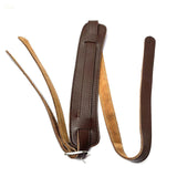 Maxbell Guitar Strap Soft Instrument Accessories with Shoulder Pad Bass Guitar Strap Brown