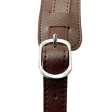 Maxbell Guitar Strap Soft Instrument Accessories with Shoulder Pad Bass Guitar Strap Brown