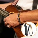 Maxbell Guitar Strap Soft Instrument Accessories with Shoulder Pad Bass Guitar Strap Black