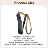 Maxbell Guitar Strap Soft Instrument Accessories with Shoulder Pad Bass Guitar Strap Black