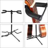 Maxbell Double Guitar Stand Holds 2 Guitars Holder Rack for Classical Banjo Acoustic