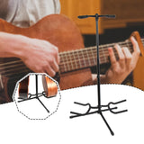 Maxbell Double Guitar Stand Holds 2 Guitars Holder Rack for Classical Banjo Acoustic