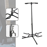 Maxbell Double Guitar Stand Holds 2 Guitars Holder Rack for Classical Banjo Acoustic