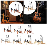Maxbell Ukulele Stand Wood Ukulele Stand for Ukulele Musical Instruments 15x18x11.5cm dark brown