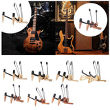 Maxbell Ukulele Stand Wood Ukulele Stand for Ukulele Musical Instruments 15x18x11.5cm dark brown