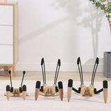 Maxbell Ukulele Stand Wood Ukulele Stand for Ukulele Musical Instruments 15x18x11.5cm dark brown