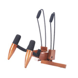 Maxbell Ukulele Stand Wood Ukulele Stand for Ukulele Musical Instruments 23x20x32.5cm dark brown