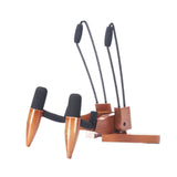 Maxbell Ukulele Stand Wood Ukulele Stand for Ukulele Musical Instruments 23x20x32.5cm dark brown