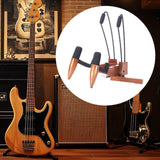 Maxbell Ukulele Stand Wood Ukulele Stand for Ukulele Musical Instruments 23x20x32.5cm dark brown