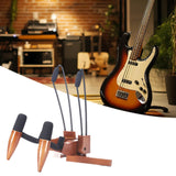 Maxbell Ukulele Stand Wood Ukulele Stand for Ukulele Musical Instruments 23x20x32.5cm dark brown