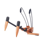 Maxbell Ukulele Stand Wood Ukulele Stand for Ukulele Musical Instruments 31x25x32.5cm dark brown