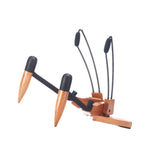 Maxbell Ukulele Stand Wood Ukulele Stand for Ukulele Musical Instruments 31x25x32.5cm dark brown
