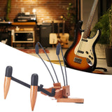 Maxbell Ukulele Stand Wood Ukulele Stand for Ukulele Musical Instruments 31x25x32.5cm dark brown