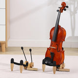 Maxbell Ukulele Stand Wood Ukulele Stand for Ukulele Musical Instruments 15x18x11.5cm light brown