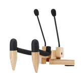 Maxbell Ukulele Stand Wood Ukulele Stand for Ukulele Musical Instruments 15x18x11.5cm light brown