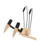 Maxbell Ukulele Stand Wood Ukulele Stand for Ukulele Musical Instruments 23x20x32.5cm light brown