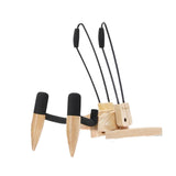 Maxbell Ukulele Stand Wood Ukulele Stand for Ukulele Musical Instruments 23x20x32.5cm light brown