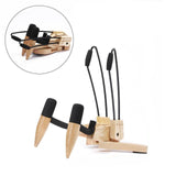 Maxbell Ukulele Stand Wood Ukulele Stand for Ukulele Musical Instruments 23x20x32.5cm light brown