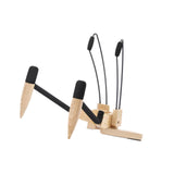 Maxbell Ukulele Stand Wood Ukulele Stand for Ukulele Musical Instruments 31x25x32.5cm light brown
