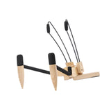 Maxbell Ukulele Stand Wood Ukulele Stand for Ukulele Musical Instruments 31x25x32.5cm light brown