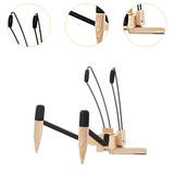 Maxbell Ukulele Stand Wood Ukulele Stand for Ukulele Musical Instruments 31x25x32.5cm light brown