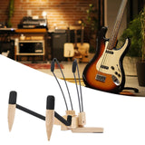 Maxbell Ukulele Stand Wood Ukulele Stand for Ukulele Musical Instruments 31x25x32.5cm light brown